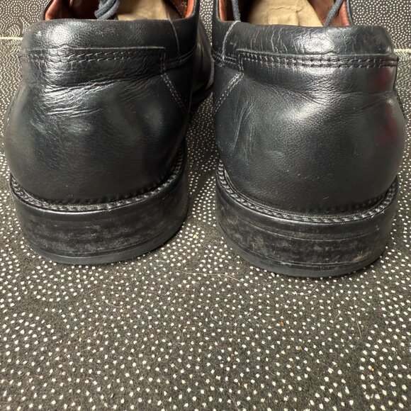 Johnston & Murphy Mens Leather Oxfords Square Cap Toe Size 12M Black - Picture 3 of 9